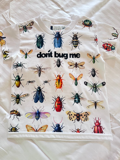 "Don't Bug Me" Bugs T-Shirt for Kids Age 4, 5-6, 6-7, 7-8, 8-9