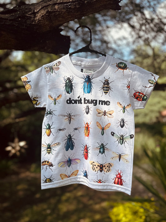 "Don't Bug Me" Bugs T-Shirt for Kids Age 4, 5-6, 6-7, 7-8, 8-9