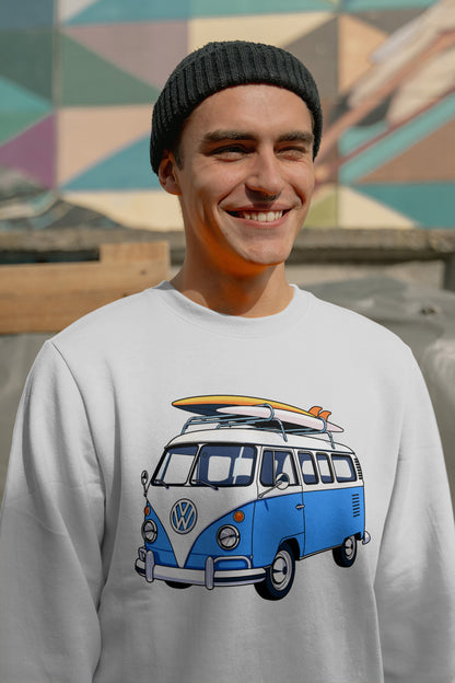 Classic VW Split Screen Camper Custom DTF Design - High Quality DTF Print on Cotton