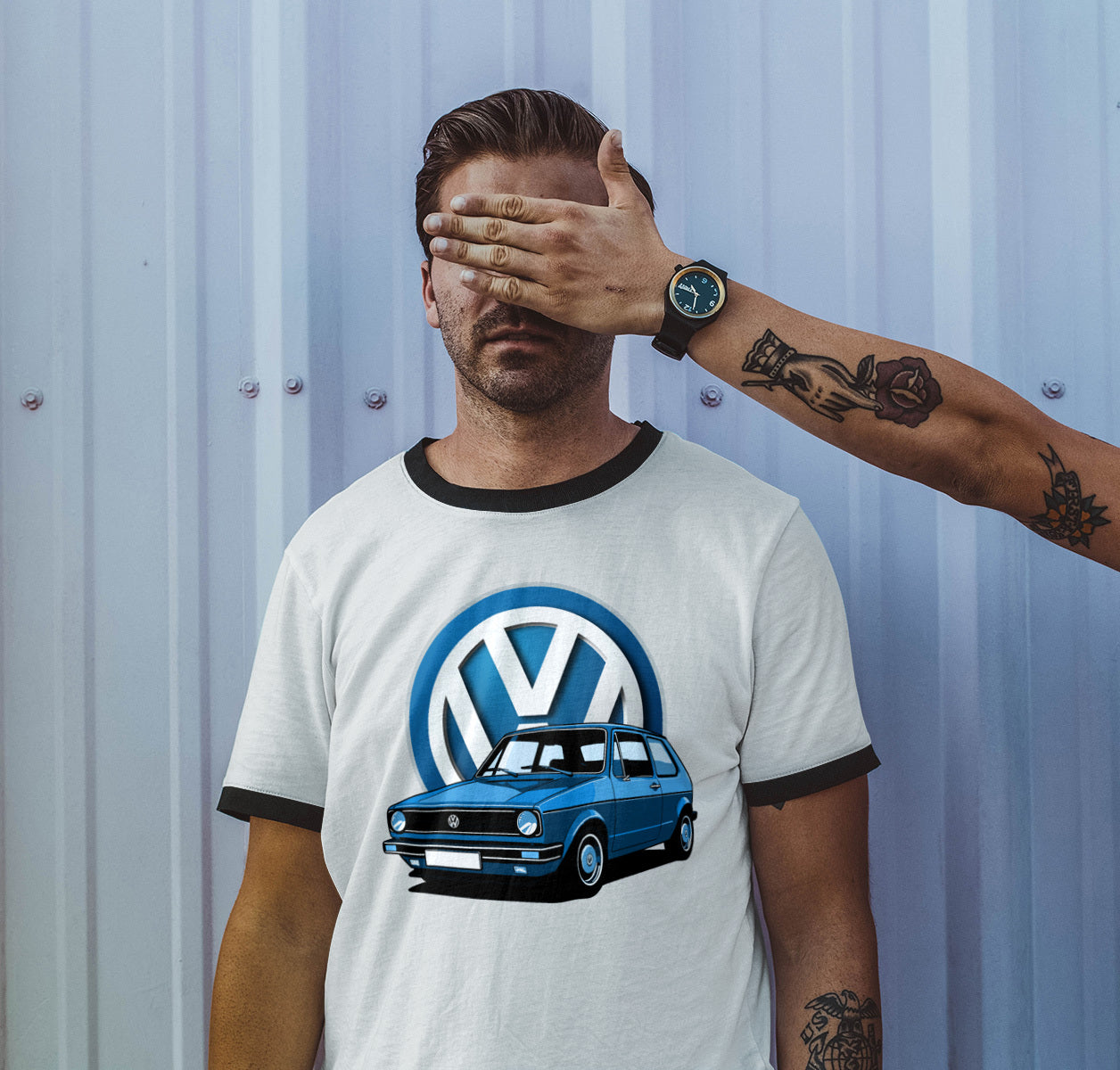 Classic VW GOLF Mk1 Custom DTF Design - High Quality DTF Print on Cotton